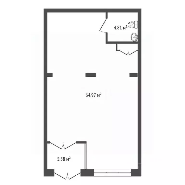 Помещение свободного назначения в Красноярский край, Красноярск ул. ... - Фото 2