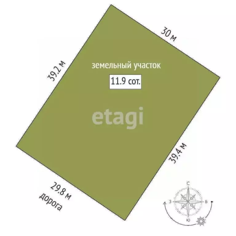 Участок в Ростовская область, Азов Азовский район,  (11.84 сот.) - Фото 2