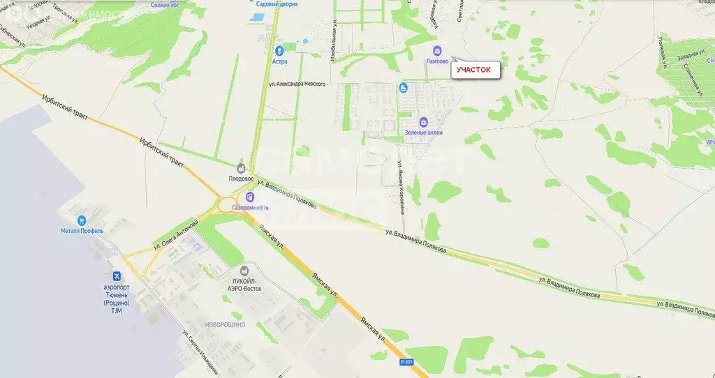 Участок в Тюмень, Калининский округ (7.2 м) - Фото 1
