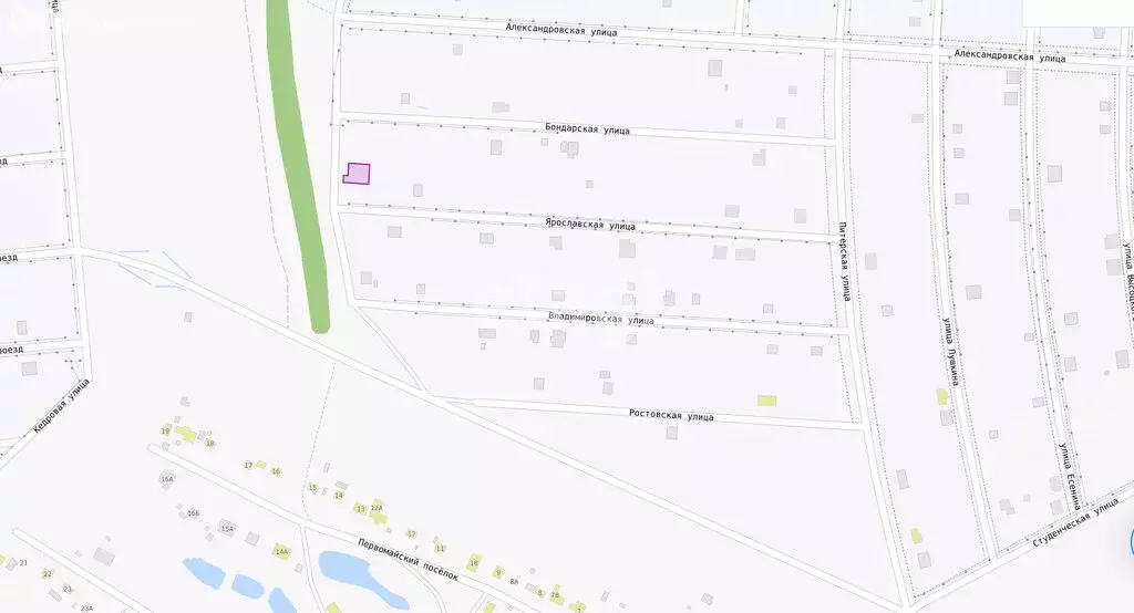 Участок в посёлок Первомайский, микрорайон Майский, Ярославская улица ... - Фото 0