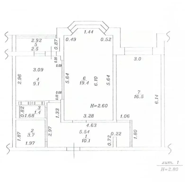 2-к кв. Краснодарский край, Анапа ул. Крылова, 13к1 (60.0 м) - Фото 2