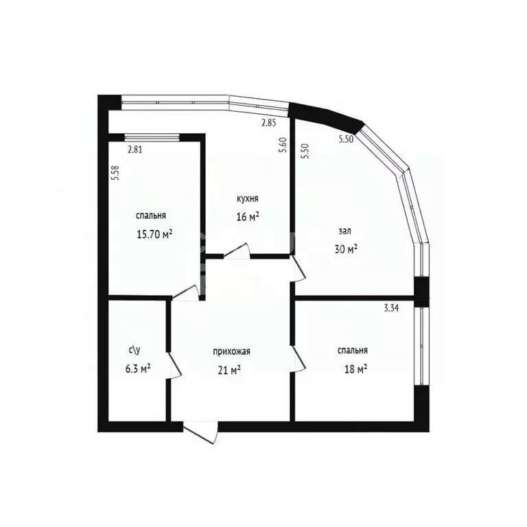 3-к кв. Дагестан, Дербент Вокзальная ул., 27/1 (120.0 м) - Фото 2