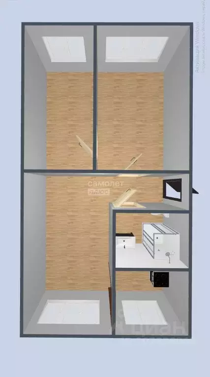 3-к кв. Приморский край, Дунай пгт ул. Морская, 17 (65.2 м) - Фото 2