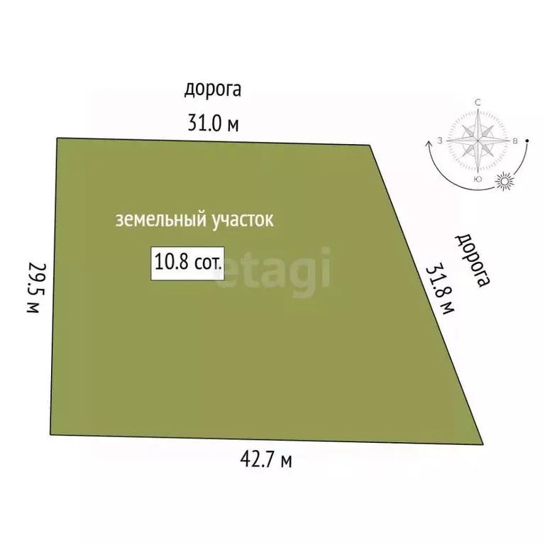 Участок в Тюменская область, Тюменский район, с. Кулига, Сказка кп ... - Фото 1