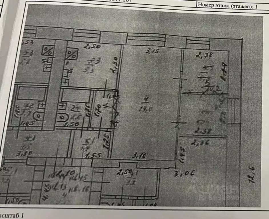 2-к кв. Нижегородская область, Нижний Новгород просп. Ленина, 19А ... - Фото 2