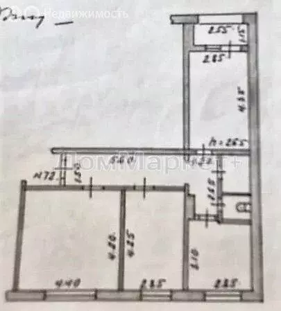 3-комнатная квартира: Осинники, Тобольская улица, 3 (68.4 м) - Фото 1
