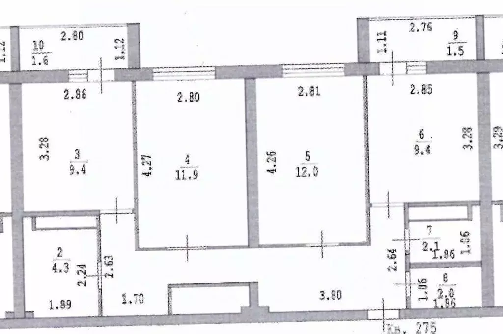 3-к кв. Нижегородская область, Нижний Новгород бул. Южный, 18 (67.1 м) - Фото 1
