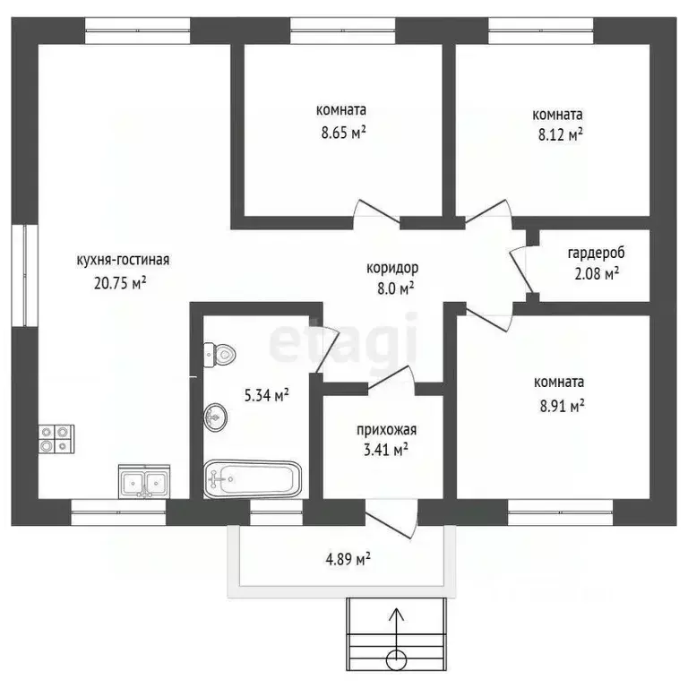 Дом в Ярославская область, Некрасовский муниципальный округ, с. ... - Фото 2