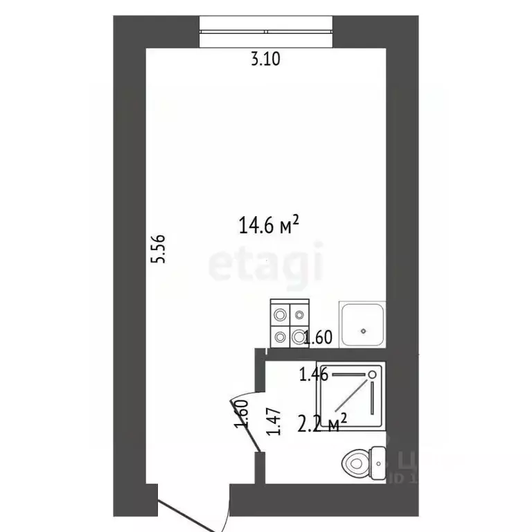 Студия Саха (Якутия), Якутск Экспериментальная ул., 7А (16.8 м) - Фото 2
