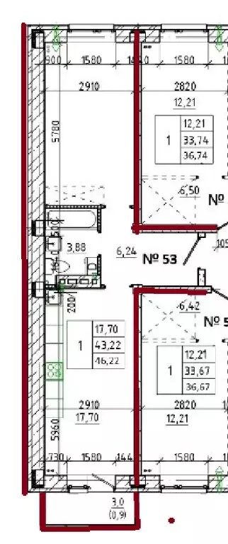 1-комнатная квартира: Дзержинск, микрорайон Современник, 27 (46 м) - Фото 0