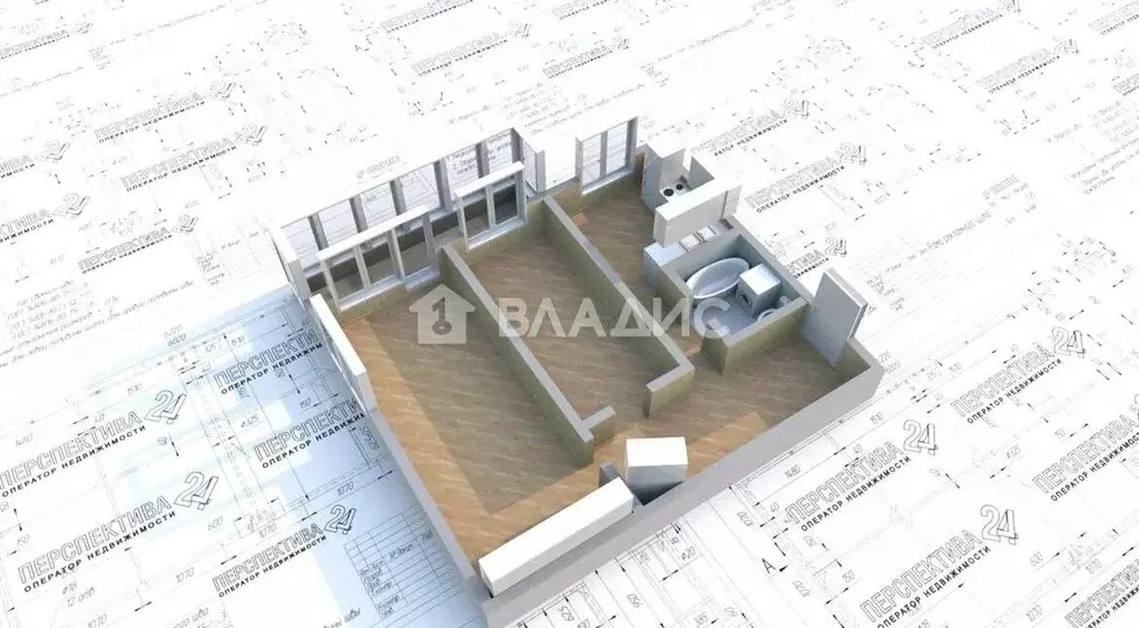 2-к кв. Иркутская область, Ангарск 86-й кв-л, 7 (40.7 м) - Фото 1