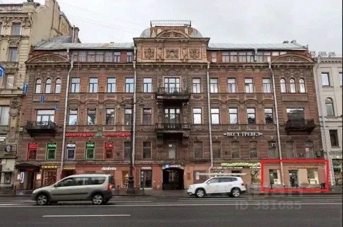 Торговая площадь в Санкт-Петербург Невский просп., 63 (84 м) - Фото 0