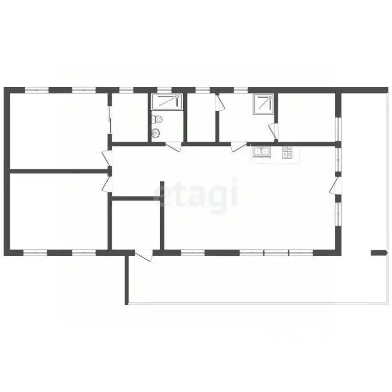 Дом в Ямало-Ненецкий АО, Новый Уренгой Титан ДНТ, ул. Небесная (121 м) - Фото 2