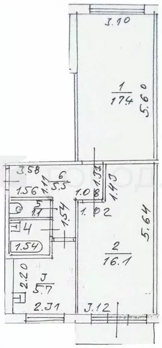 3-к кв. Алтайский край, Барнаул ул. Георгия Исакова, 234 (47.0 м) - Фото 1