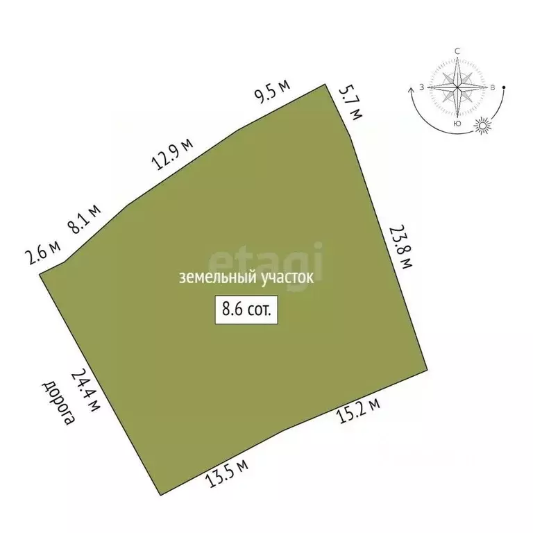 Участок в Ростовская область, Ростов-на-Дону Рельефная ул. (8.6 сот.) - Фото 2