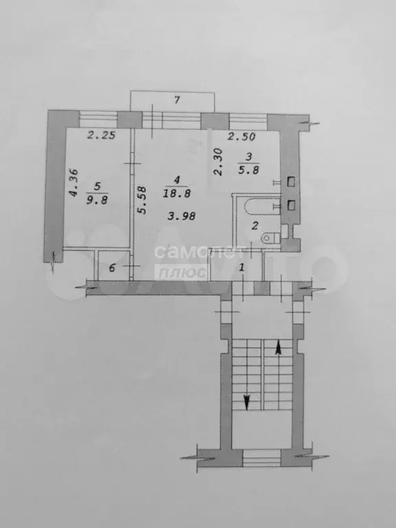 2-к. квартира, 40,5 м, 2/5 эт. - Фото 0
