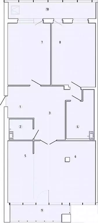 3-к кв. Санкт-Петербург ул. Грота, 1-3В (144.0 м) - Фото 1