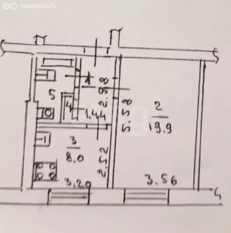 1-комнатная квартира: Липецк, проспект Мира, 31 (37 м) - Фото 1