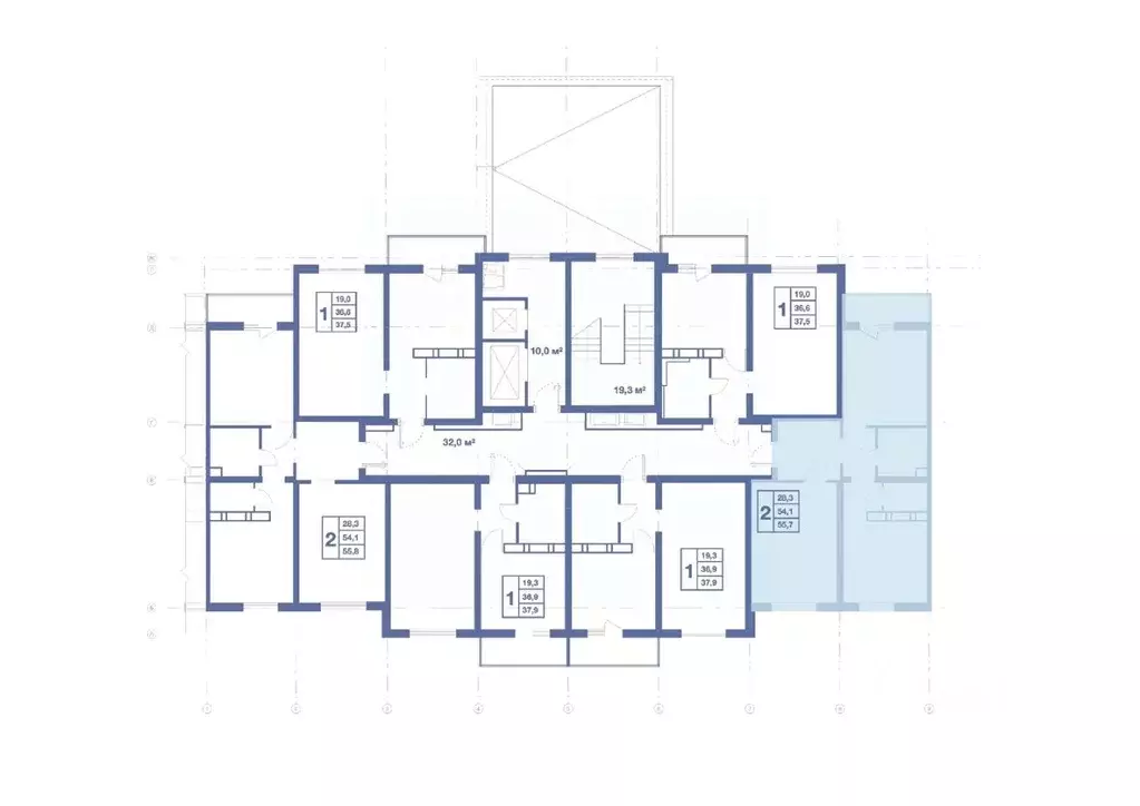 2-к кв. Воронежская область, Воронеж проезд Пограничный, 5 (55.7 м) - Фото 2