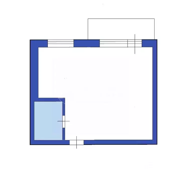 1-к кв. Кемеровская область, Юрга ул. Кирова, 27Б (20.9 м) - Фото 1