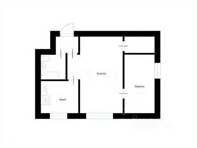 1-к кв. Татарстан, Казань Чистопольская ул., 88 (53.0 м) - Фото 2