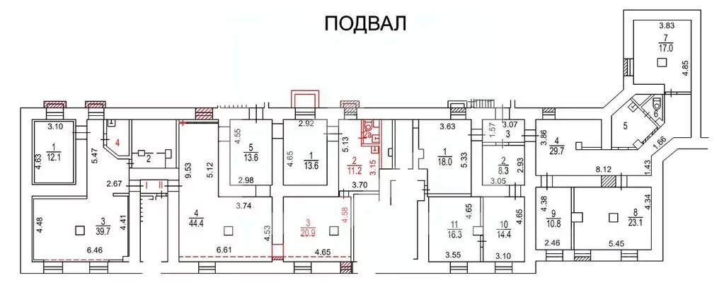 Торговая площадь в Москва Студенческая ул., 28к1 (106 м) - Фото 2