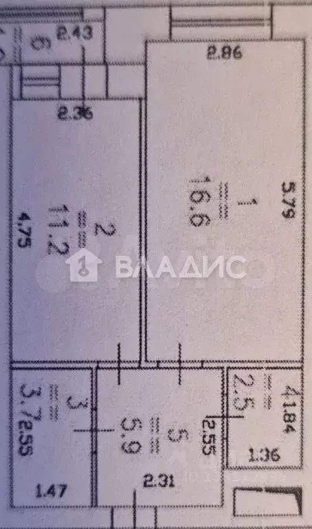 1-к кв. Нижегородская область, Нижний Новгород ул. Василия Иванова, ... - Фото 2