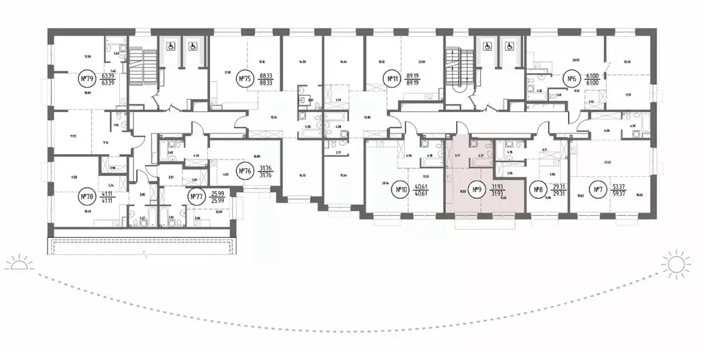 1-к кв. Иркутская область, Иркутск Макс жилой комплекс (31.93 м) - Фото 2