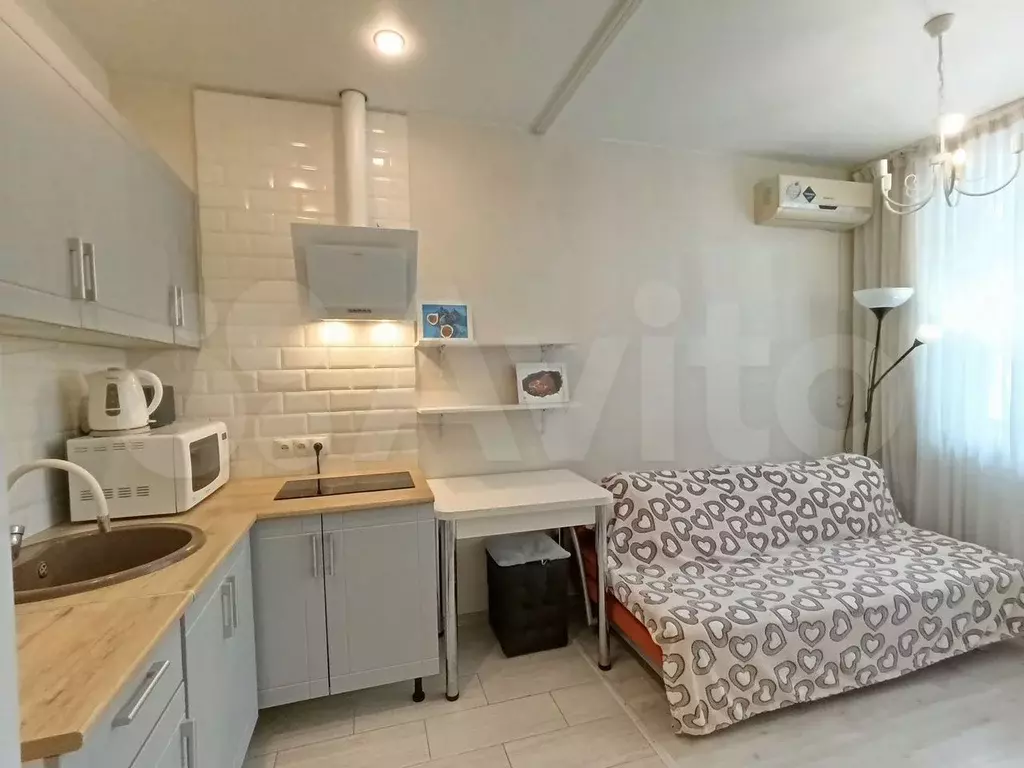 1-к. квартира, 27,4 м, 8/10 эт. - Фото 1