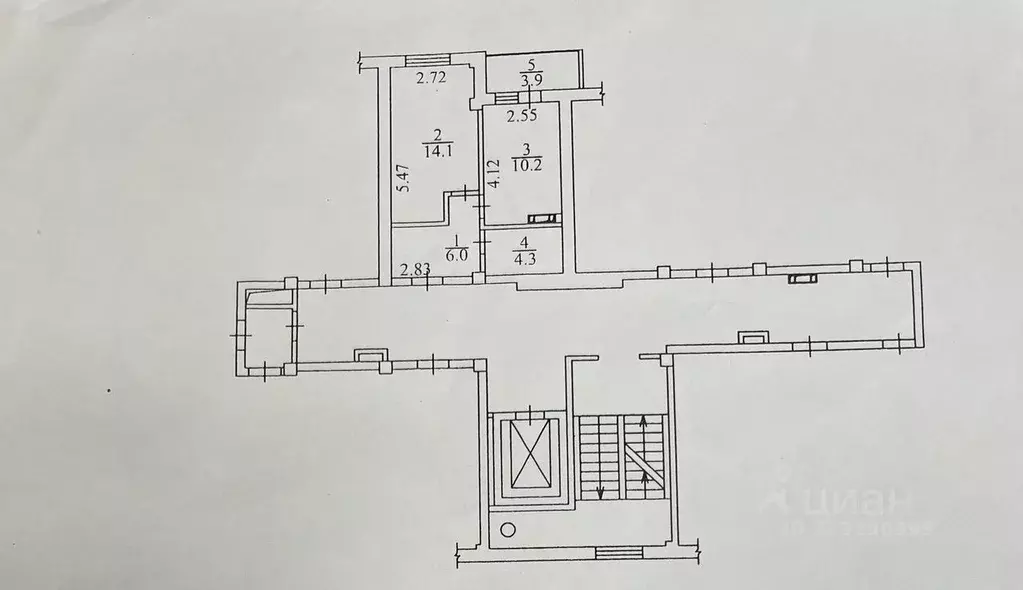 1-к кв. Новосибирская область, Обь Геодезическая ул., 10/1 (35.0 м) - Фото 1