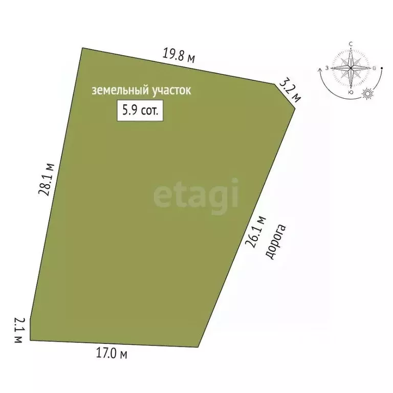 Участок в Башкортостан, Стерлитамак Горняк СНТ,  (5.9 сот.) - Фото 2