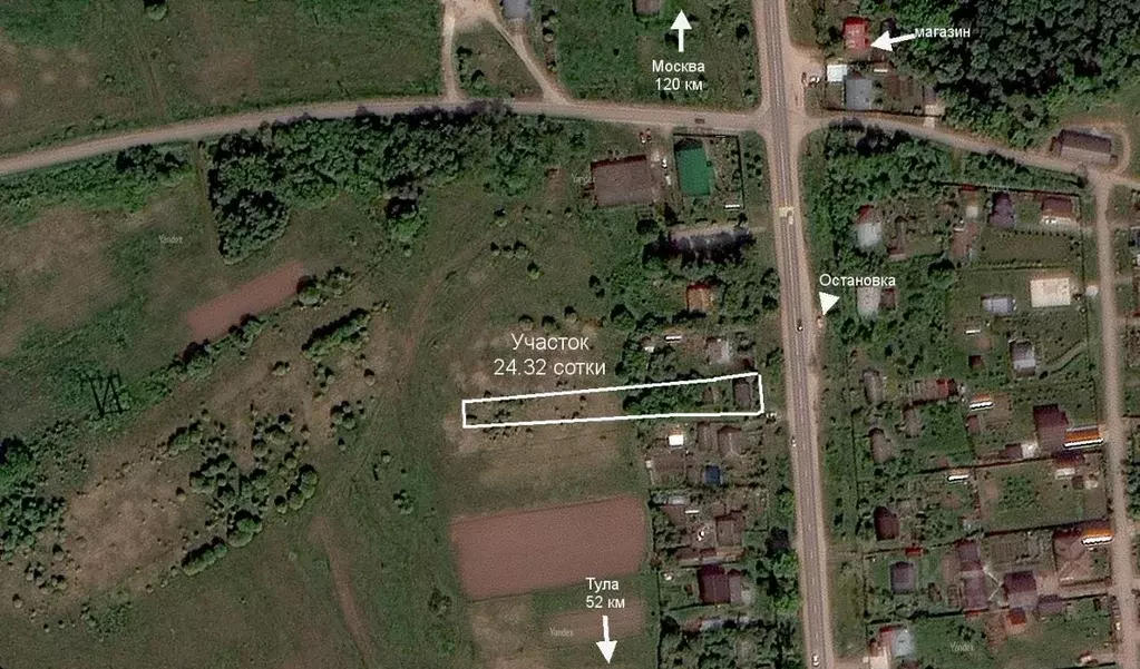 Участок в Тульская область, Заокский район, Демидовское с/пос, д. ... - Фото 1