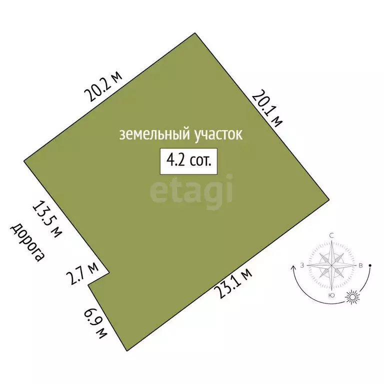 Дом в Тюмень, территория СОСН Колос-1, Школьная улица (24 м) - Фото 0