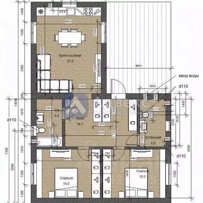 Дом в Тюменская область, Тюменский муниципальный округ, Новокаменский ... - Фото 2