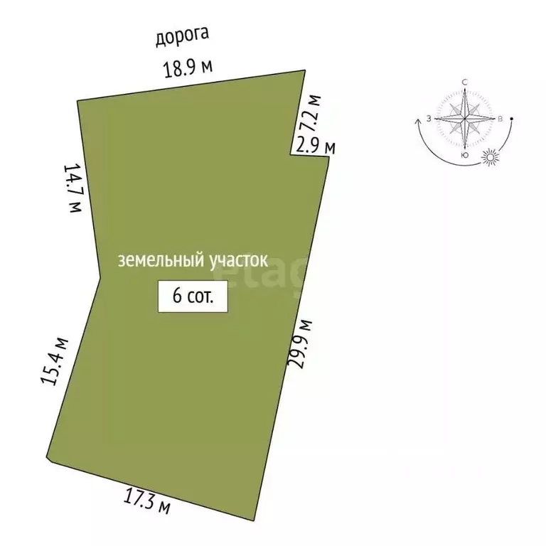 Участок в Крым, Ленинский район, Семисотское с/пос, с. Каменское пер. ... - Фото 2