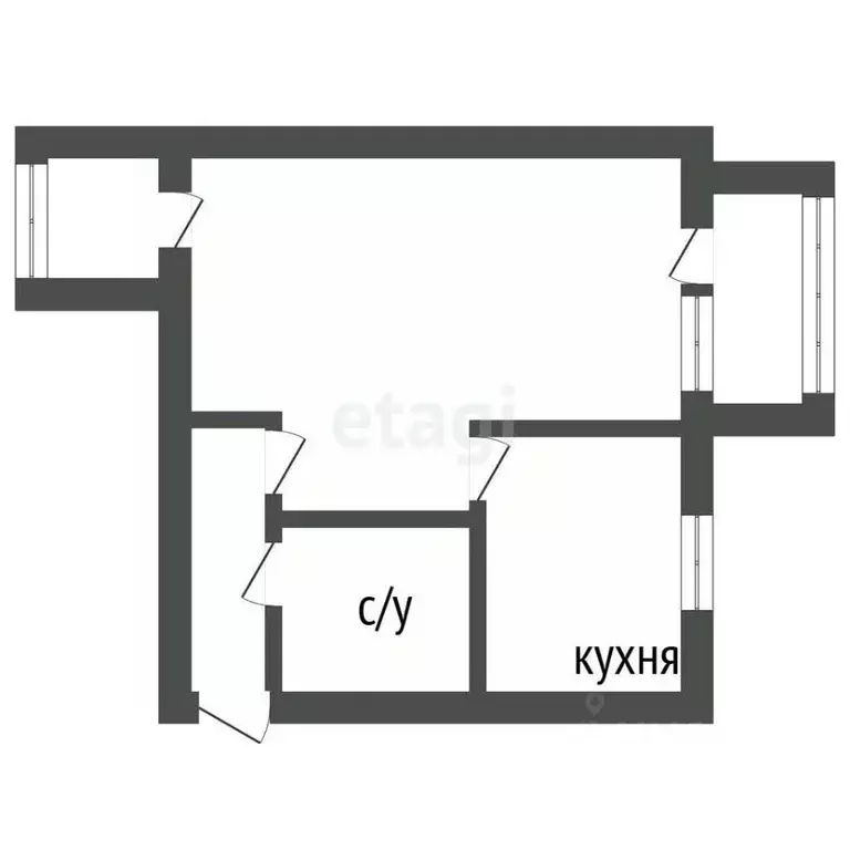 1-к кв. Воронежская область, Воронеж ул. Фридриха Энгельса, 70 (32.7 ... - Фото 2