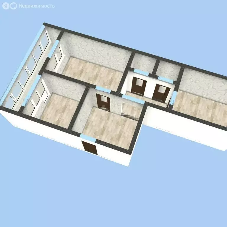 2-комнатная квартира: Арсеньев, Садовая улица, 8 (52.1 м) - Фото 2