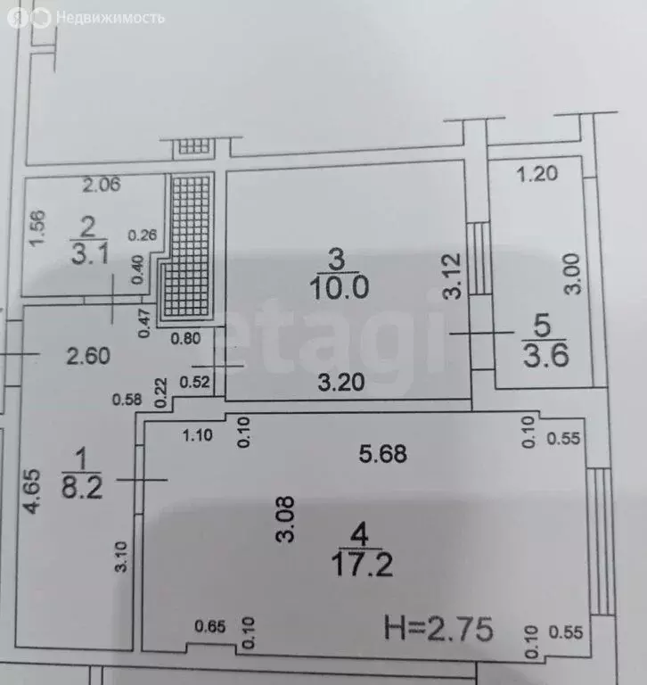 1-комнатная квартира: Анапа, улица Шевченко, 288Бк2 (42 м) - Фото 1