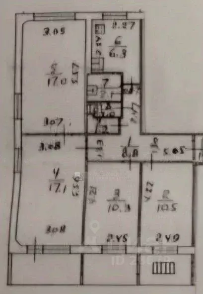 4-к кв. Московская область, Подольск Красногвардейский бул., 23 (74.3 ... - Фото 2