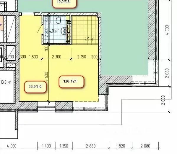 1-к кв. Приморский край, Находка  (40.9 м) - Фото 1