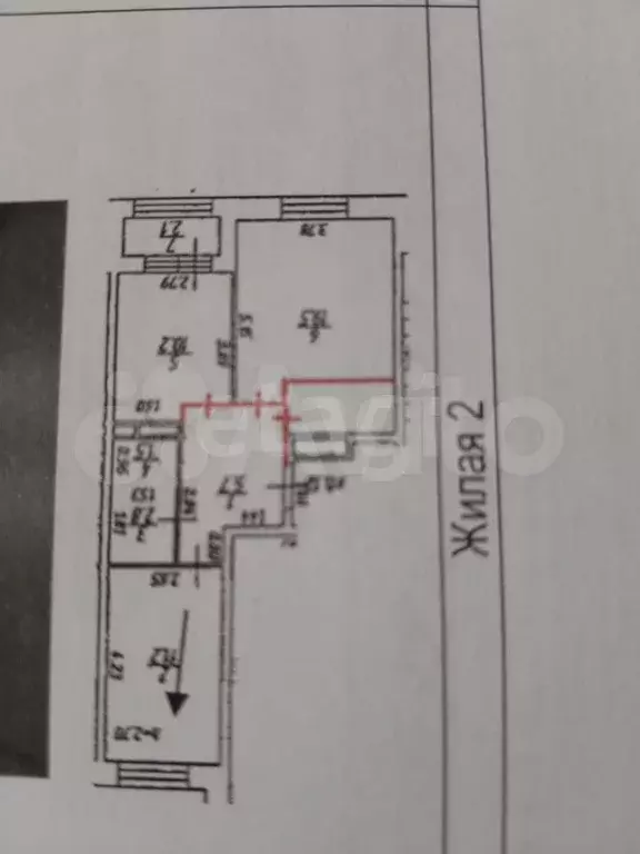 2-к. квартира, 53 м, 3/4 эт. - Фото 0