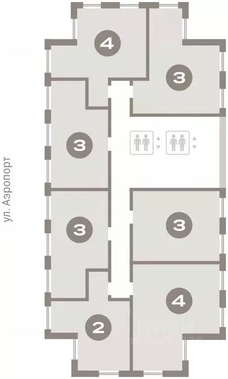 4-к кв. Новосибирская область, Новосибирск ул. Аэропорт, 88 (120.08 м) - Фото 1