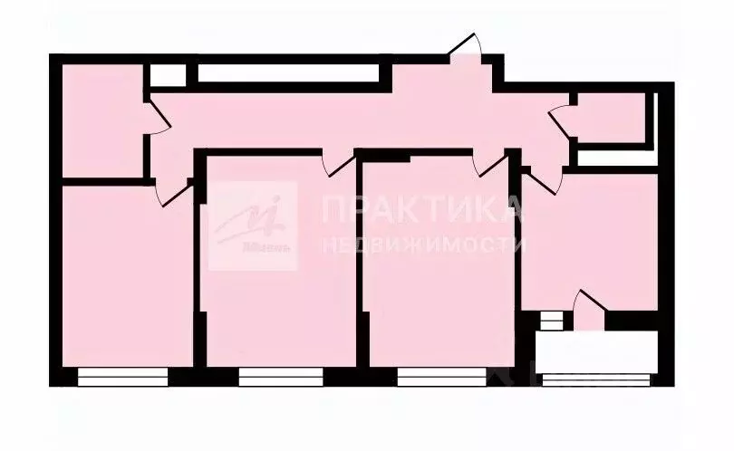 3-к кв. Москва Измайловский бул., 71 (76.6 м) - Фото 2