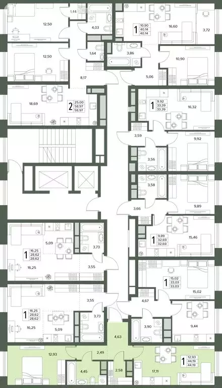 1-комнатная квартира: Московская область, Серпухов (44.19 м) - Фото 2