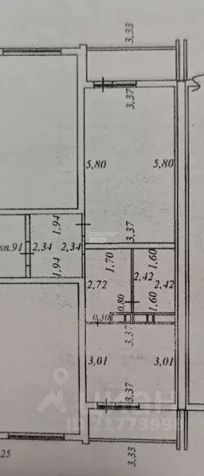 1-к кв. Краснодарский край, Краснодар ул. Генерала Трошева, 39 (42.4 ... - Фото 2