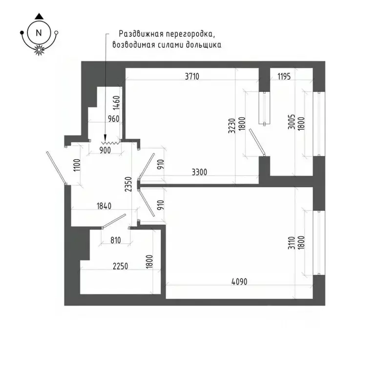 1-к кв. Санкт-Петербург бул. Измайловский, 9 (36.6 м) - Фото 1