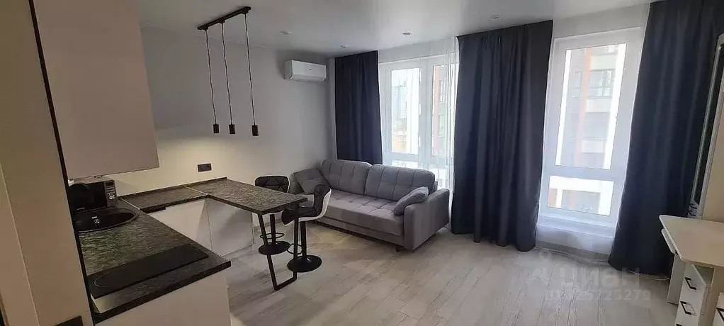 Студия Москва ул. Летчика Осканова, 6 (29.0 м) - Фото 2