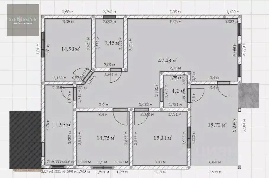Дом в Краснодарский край, Анапа ул. Андрея Корытина, 11 (136 м) - Фото 1