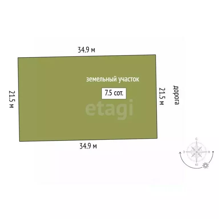 Участок в Тюменская область, Тюменский муниципальный округ, ... - Фото 1