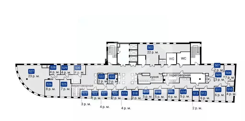 Помещение свободного назначения в Москва Большая Садовая ул., 5к2 (810 ... - Фото 2